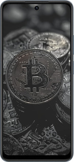 TPU чехол Black Bitcoin для Realme C65 4G - 6090b-3719 изображение 