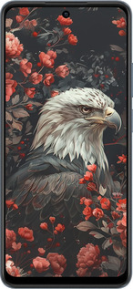 TPU чехол Цветочный страж для Realme C65 4G - 6102b-3719 изображение 