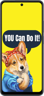 TPU чехол чехол с корги You Can Do It для Realme C65 4G - 6184b-3719 изображение 