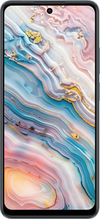 TPU чехол Мрамор красивый для Realme C65 4G - 6376b-3719 изображение 