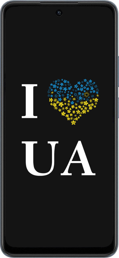 TPU чехол I love UA для Realme C65 4G - 1112b-3719 изображение 