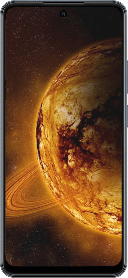 TPU чехол Жёлтый Сатурн для Realme C65 4G - 170b-3719 изображение 