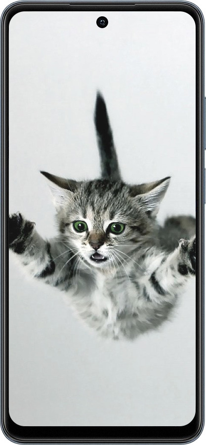TPU чехол Летящий котёнок для Realme C65 4G - 2322b-3719 изображение 