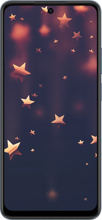 TPU чехол Падающие звезды для Realme C65 4G - 3974b-3719 изображение 