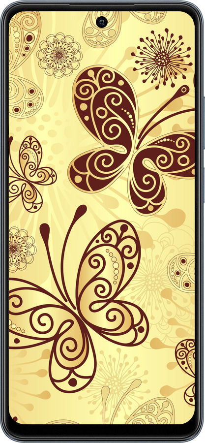 TPU чехол Красивые бабочки для Realme C65 4G - 4170b-3719 изображение 