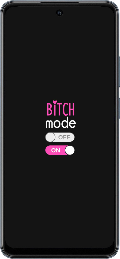 TPU чехол Bitch mode для Realme C65 4G - 4548b-3719 изображение 