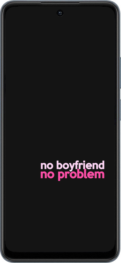 TPU чехол no boyfriend no problem для Realme C65 4G - 4549b-3719 изображение 