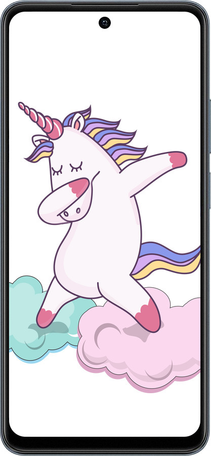 TPU чехол Единорог для Realme C65 4G - 4702b-3719 изображение 