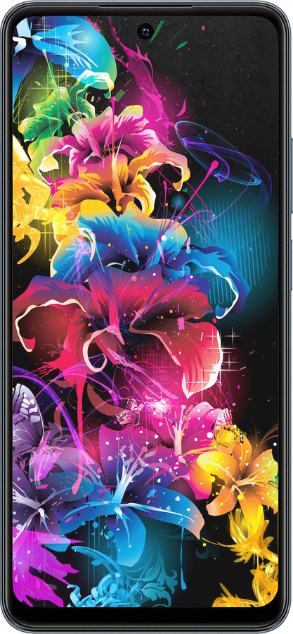 TPU чехол Абстрактні квіти для Realme C65 4G - 511b-3719 изображение 