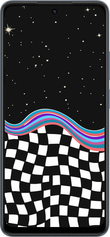 TPU чехол Абстрактный космос для Realme C65 4G - 5512b-3719 изображение 