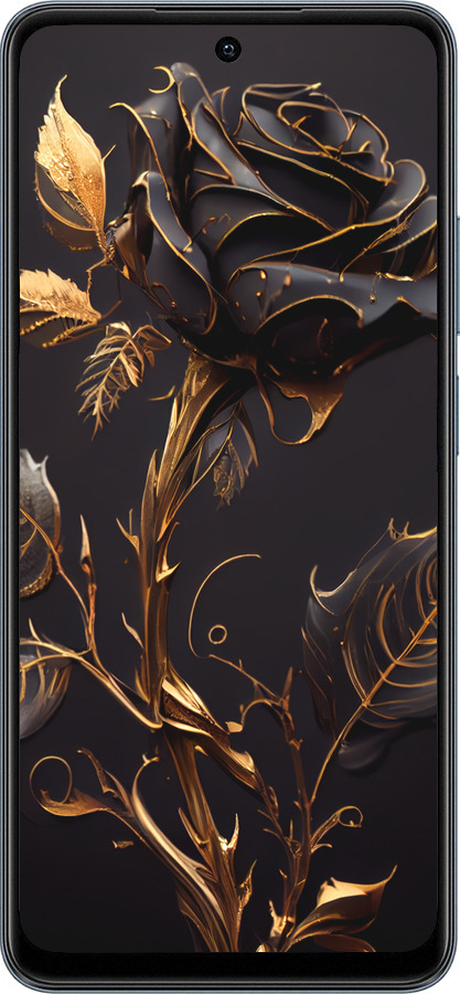 TPU чехол Роза 3 для Realme C65 4G - 5552b-3719 изображение 