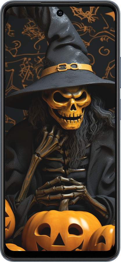 TPU чехол Хелловін 2 для Realme C65 4G - 5654b-3719 изображение 