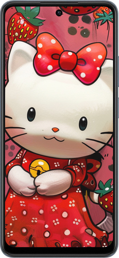 TPU чехол hello kitty1 для Realme C65 4G - 6036b-3719 изображение 
