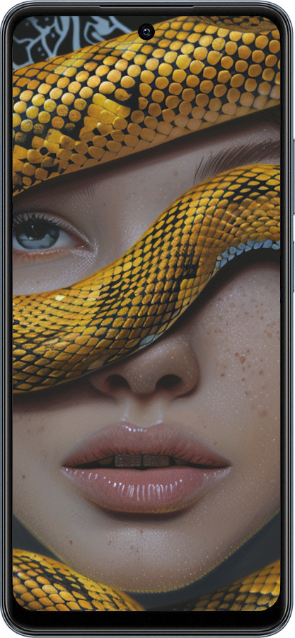 TPU чехол Объятия змеи для Realme C65 4G - 6081b-3719 изображение 