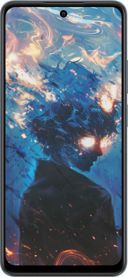 TPU чехол Сатору Годжо для Realme C65 4G - 6129b-3719 изображение 