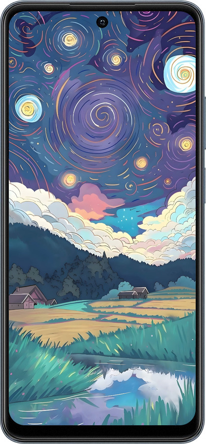 TPU чехол Креативний арт для Realme C65 4G - 6322b-3719 изображение 