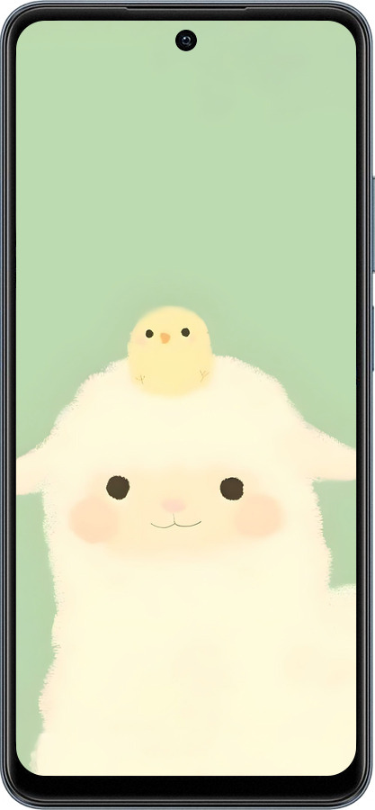 TPU чехол Барашек и ципленок для Realme C65 4G - 6369b-3719 изображение 