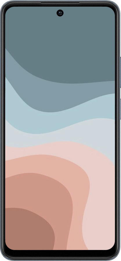 TPU чехол С синими и розовыми волнами в стиле ретро для Realme C65 4G - 6532b-3719 изображение 