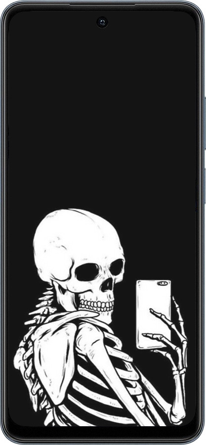 TPU чехол Скелет робить Selfie для Realme C65 4G - 6535b-3719 изображение 