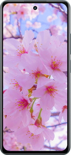 TPU чехол Сакура для Realme C67 4G - 6029b-3648 изображение 