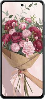 TPU чехол Пионы 1 для Realme C67 4G - 6705b-3648 изображение 