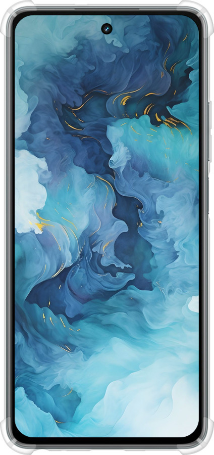 Силикон с усиленными углами чехол Акварель для Realme C67 4G - 6320sp-3648 изображение 