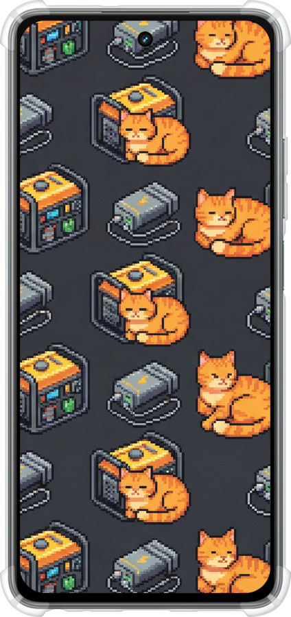 Силикон с усиленными углами чехол Autonomous Zone для Realme C67 4G - 6771sp-3648 изображение 