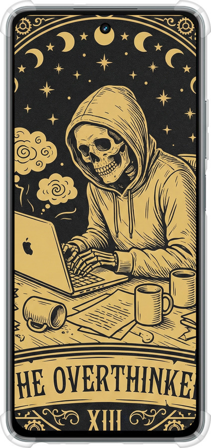 Силикон с усиленными углами чехол The Overthinker для Realme C67 4G - 6774sp-3648 изображение 