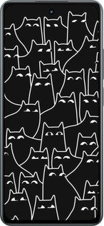 Силиконовый чехол С изображением кошек для Realme C67 4G - 6470u-3648 изображение 