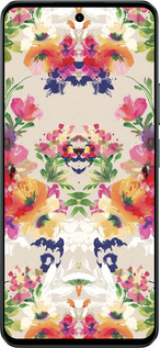 Силиконовый чехол Цветочный узор для Realme C71 - 1083u-4089 изображение 