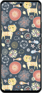 Силиконовый чехол Котята v4 для Realme C71 - 1224u-4089 изображение 