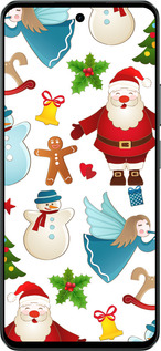 Силиконовый чехол Новогодний 1 для Realme C71 - 4614u-4089 изображение 
