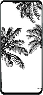 Силиконовый чехол Пальмы1 для Realme C71 - 4634u-4089 изображение 
