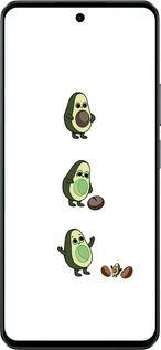 Силиконовый чехол Авокадо 1 для Realme C71 - 4857u-4089 изображение 