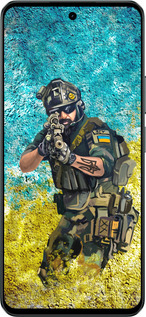 Силиконовый чехол Воин ЗСУ для Realme C71 - 5311u-4089 изображение 