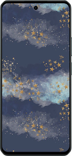 Силиконовый чехол Ночь золотые звезды для Realme C71 - 5421u-4089 изображение 
