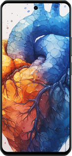 Силиконовый чехол Арт-сердце для Realme C71 - 6034u-4089 изображение 