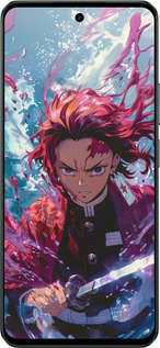 Силіконовий чехол Танджиро Камадо: Клинок, що розсікає демонів для Realme C71 - 6111u-4089 изображение 