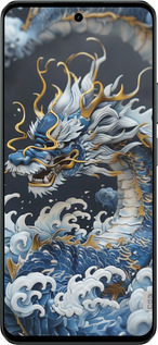 Силиконовый чехол Водяной дракон для Realme C71 - 6113u-4089 изображение 