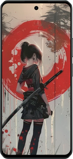 Силиконовый чехол Сумерки воина: Танец с катаной для Realme C71 - 6123u-4089 изображение 