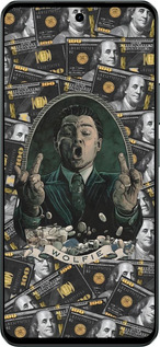 Силиконовый чехол Волк с валл стрит для Realme C71 - 6287u-4089 изображение 