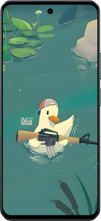 Силиконовый чехол Уточка с автоматом для Realme C71 - 6356u-4089 изображение 