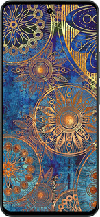 Силиконовый чехол Золотой узор для Realme C71 - 678u-4089 изображение 