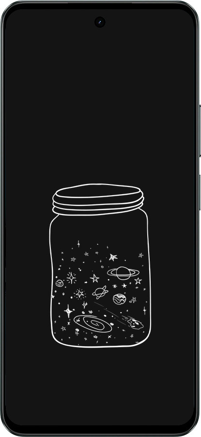 Силиконовый чехол Космос в банке для Realme C71 - 4297u-4089 изображение 