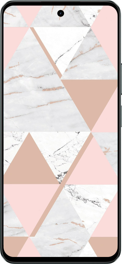 Силиконовый чехол Мраморная симметрия для Realme C71 - 4344u-4089 изображение 