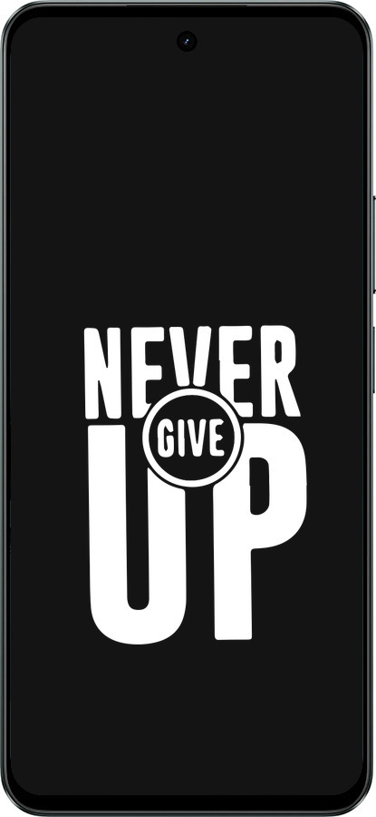 Силиконовый чехол Никогда не сдавайся для Realme C71 - 4572u-4089 изображение 