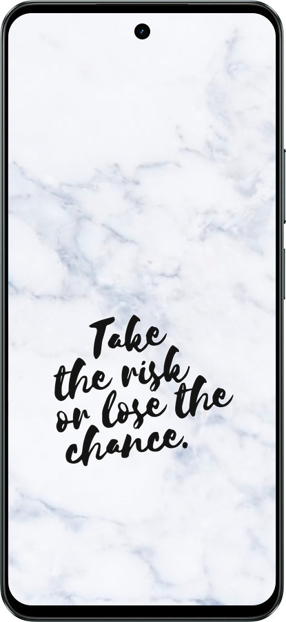 Силиконовый чехол Рискнуть или потерять шанс для Realme C71 - 4866u-4089 изображение 