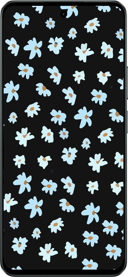 Силиконовый чехол Цветочный для Realme C71 - 4900u-4089 изображение 