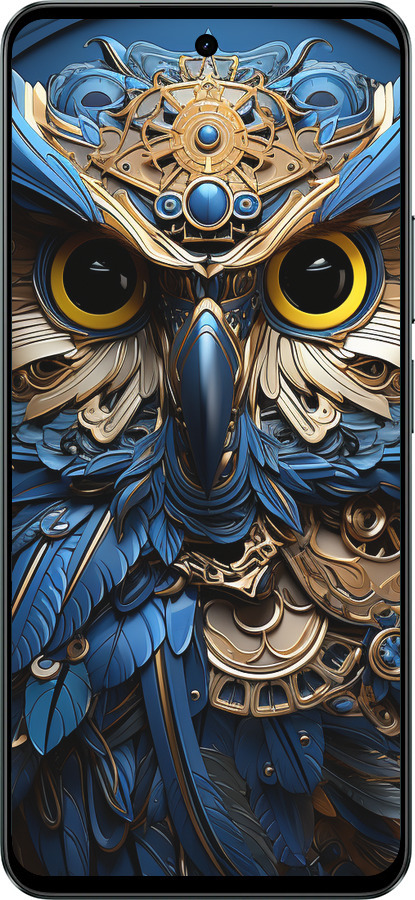 Силиконовый чехол Сова v2 для Realme C71 - 5649u-4089 изображение 