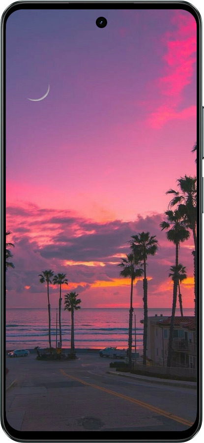 Силиконовый чехол Пальмы для Realme C71 - 5873u-4089 изображение 